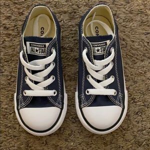 Navy Blue Toddler Converse